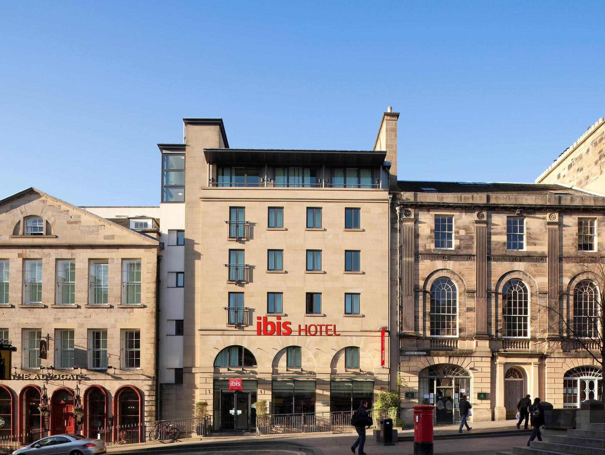 Hotel Ibis Edinburgh Centre Royal Mile - Hunter Square Exterior foto